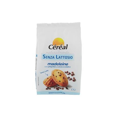 Madeleine con pepite di cioccolato CÉRÉAL senza lattosio 210gr