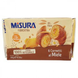 Cornetti integrali Fibrextra MISURA al miele 300gr