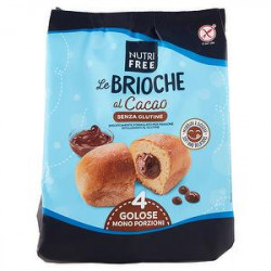 Brioche NUTRIFREE senza glutine al cacao 200gr conf. da 4 pezzi