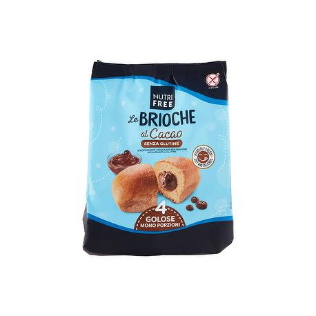 Brioche NUTRIFREE senza glutine al cacao 200gr conf. da 4 pezzi