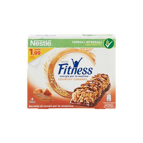 Barretta Crunchy Fitness NESTLÉ caramel 94gr