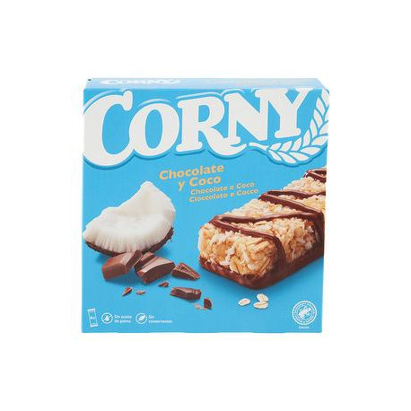 Barretta Corny HERO cioccolato e cocco 150gr conf. da 6 pezzi