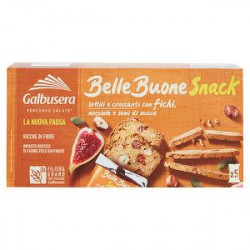 Snack BelleBuone Fichi e Nocciole GALBUSERA 150gr conf. da 5 pezzi