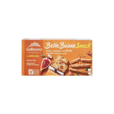 Snack BelleBuone Fichi e Nocciole GALBUSERA 150gr conf. da 5 pezzi