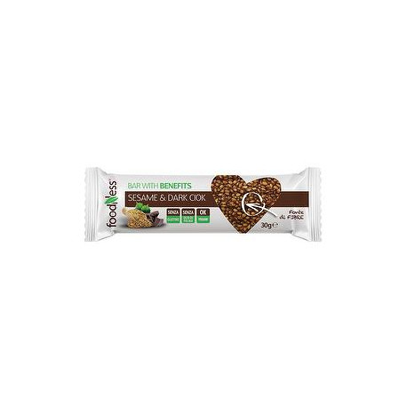 Barretta FOODNESS sesamo e cioccolato fondente 30gr