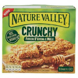 Barretta NATURE VALLEY avena e miele 210gr conf. da 10 pezzi