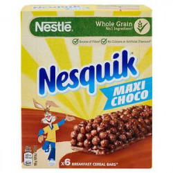 Barrette Maxi Choco Nesquik NESTLÉ 150gr conf. da 6 pezzi