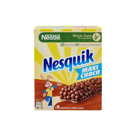 Barrette Maxi Choco Nesquik NESTLÉ 150gr conf. da 6 pezzi