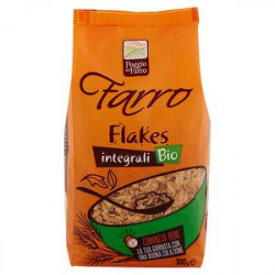 Fiocchi di farro tostati bio Flakes POGGIO DEL FARRO integrali 300gr