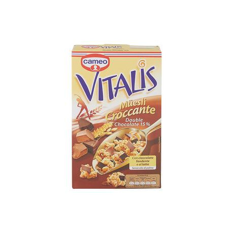 Müesli croccante Vitalis CAMEO double chocolate 15% 300gr