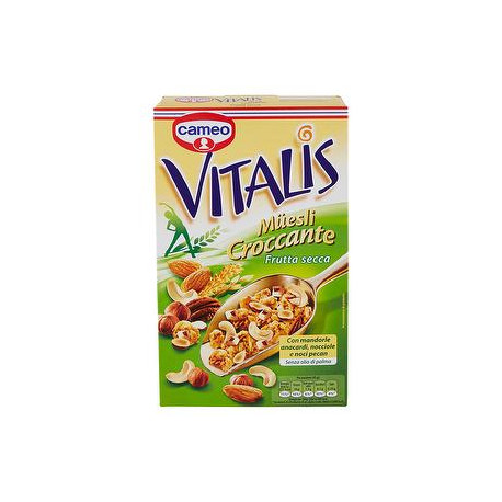 Müesli croccante Vitalis CAMEO frutta secca 300gr