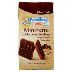 Mini fette biscottate Mulino Bianco BARILLA cioccolato fondente 110gr